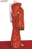 Exclusive Floral Printed Twill Silk Saree